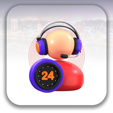 دعم فني على مدار الساعة